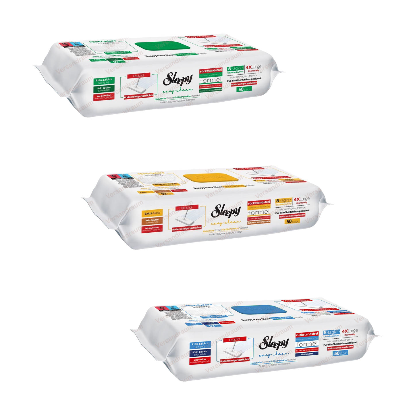 Sleepy Easy Clean - Bodenreinigungstücher - Eukalyptus Duft