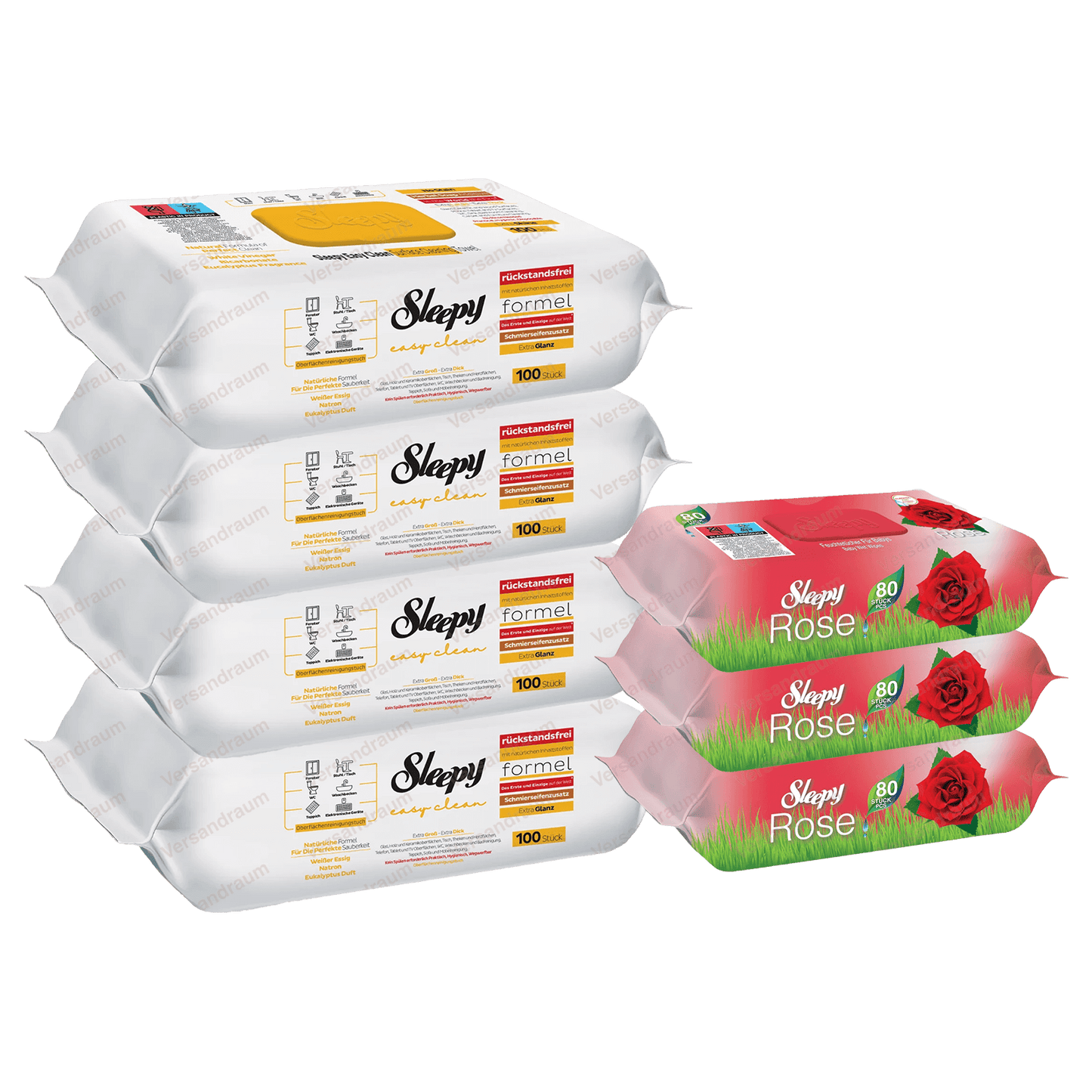 Sleepy Easy Clean 4xOberflächen-/3xFeuchttücher