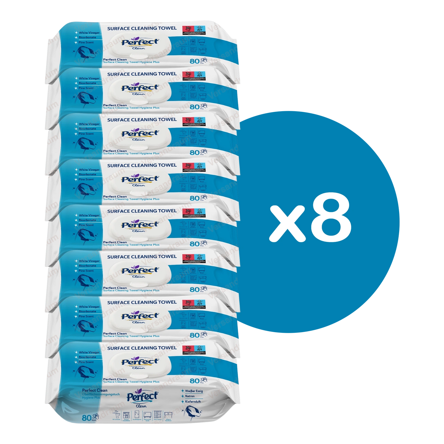 Perfect Clean Mix Sets Oberflächenreinigungstücher 6er-8er Set