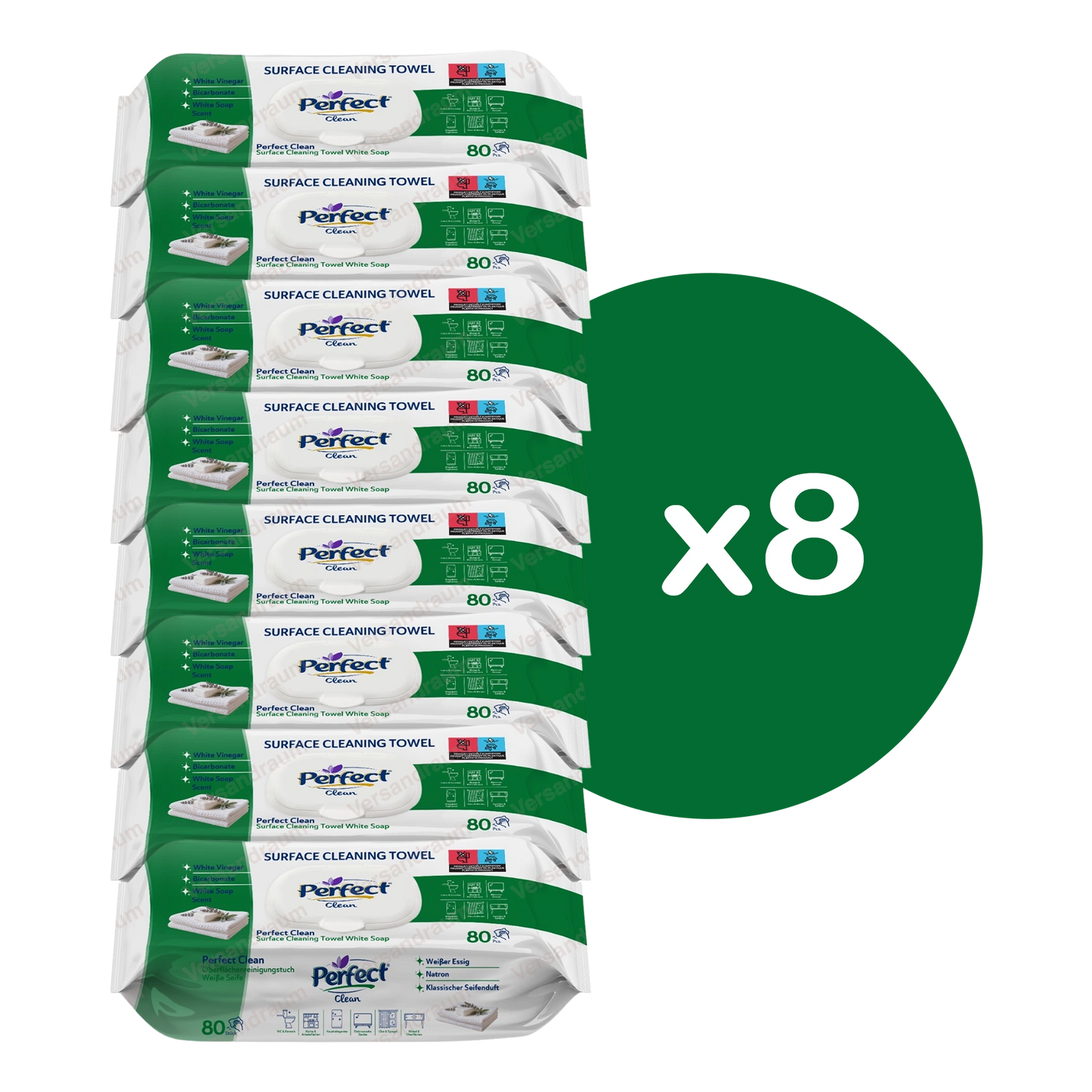 Perfect Clean Mix Sets Oberflächenreinigungstücher 6er-8er Set