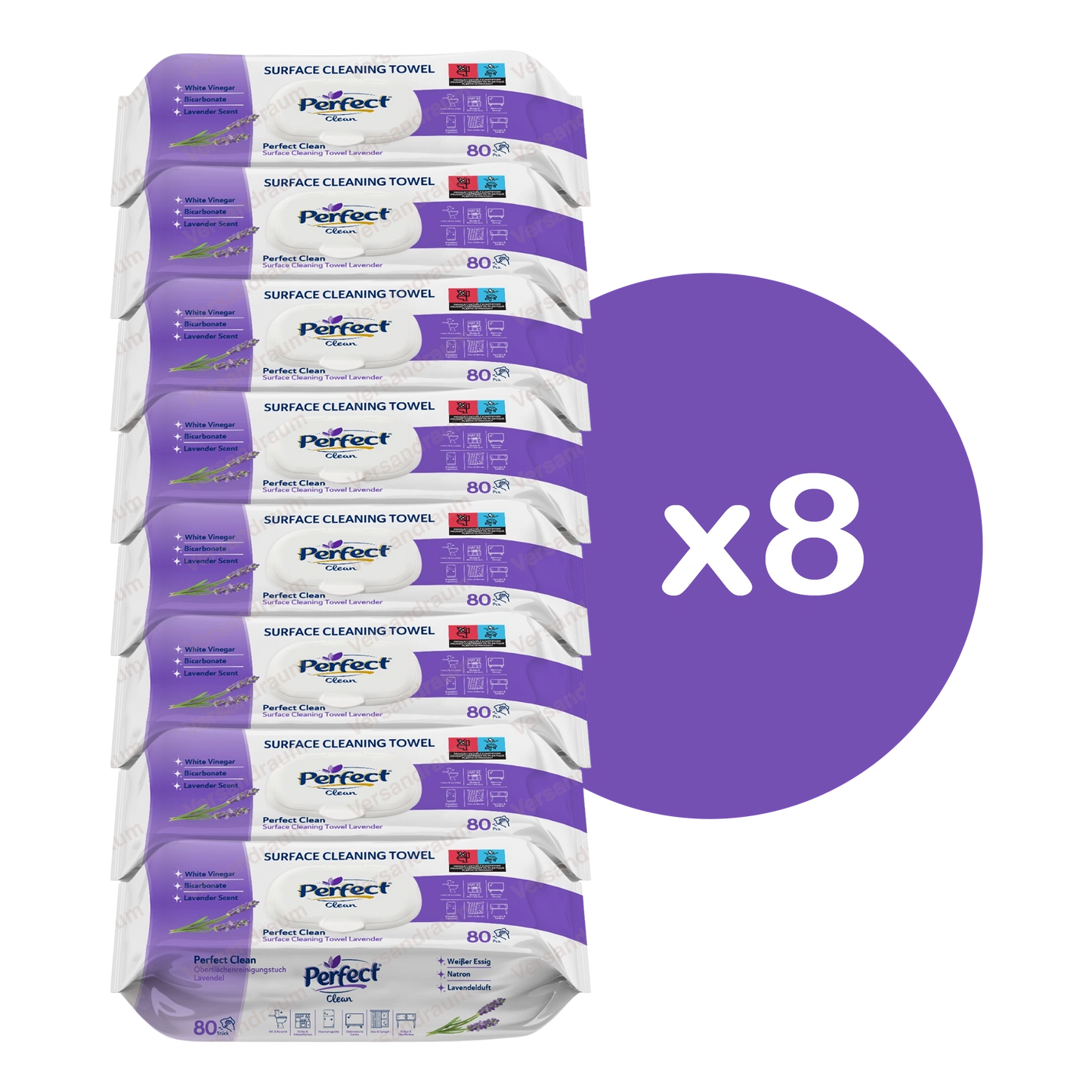 Perfect Clean Mix Sets Oberflächenreinigungstücher 6er-8er Set