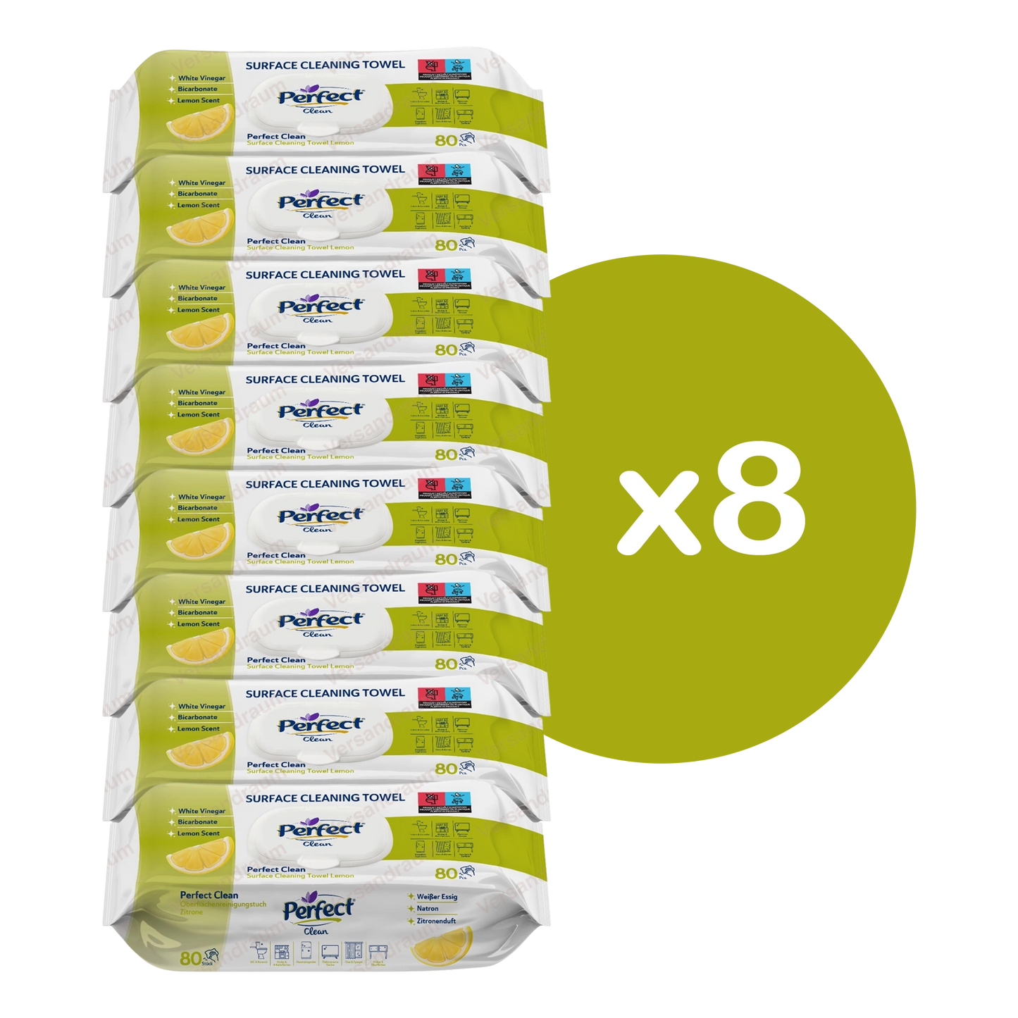 Perfect Clean Mix Sets Oberflächenreinigungstücher 6er-8er Set