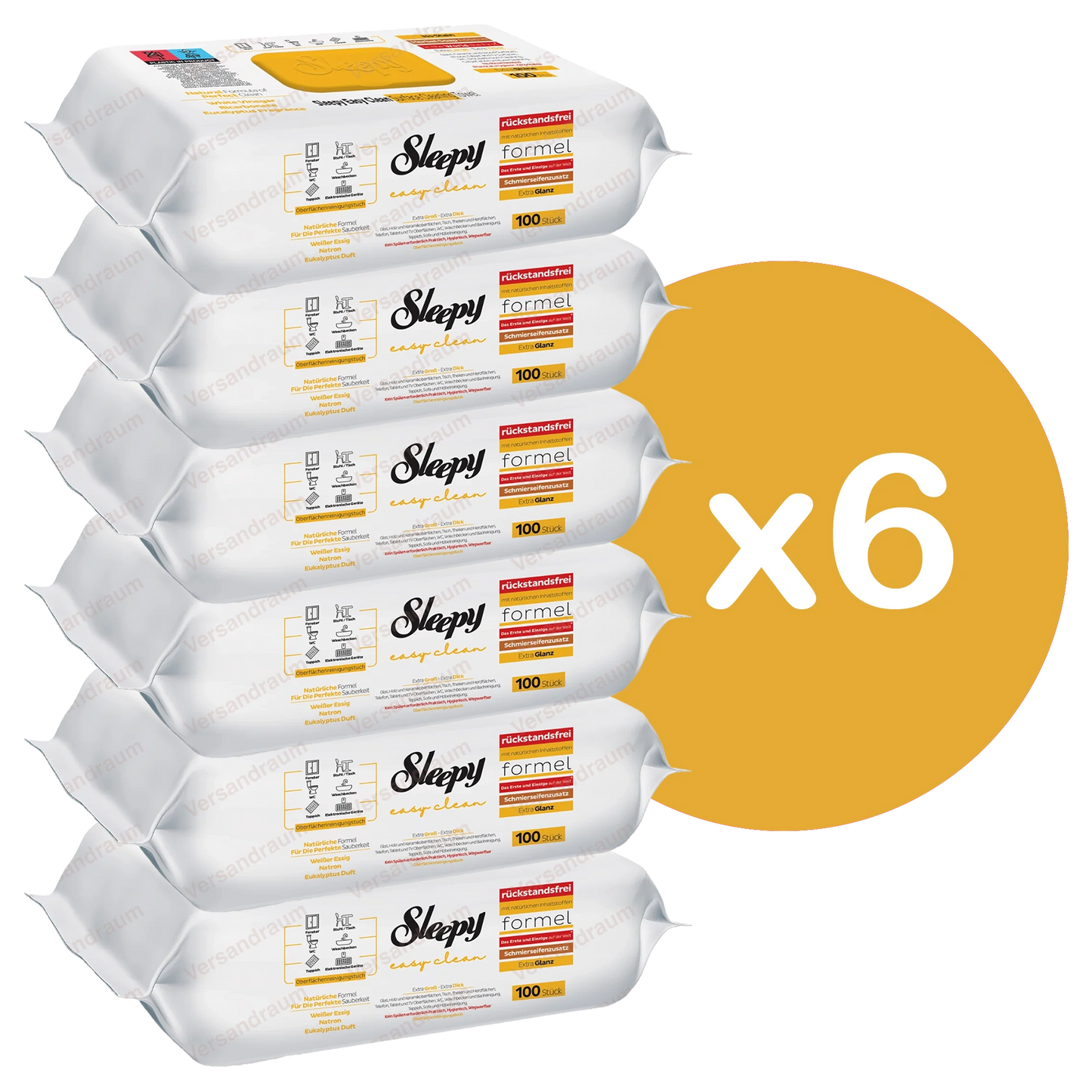 Sleepy Easy Clean Mix Sets Oberflächenreinigungstücher 6er Set