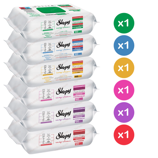 Sleepy Easy Clean Mix-Sets Oberflächenreinigungstücher 6er Set