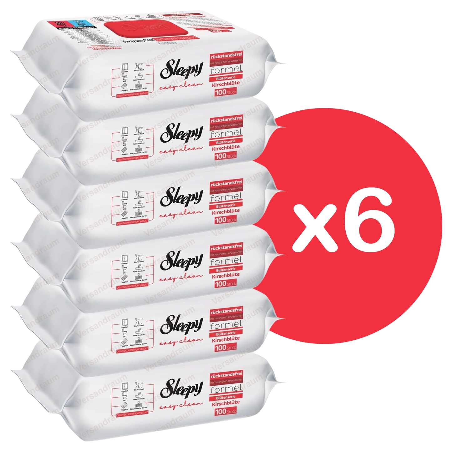 Sleepy Easy Clean Mix Sets Oberflächenreinigungstücher 6er Set