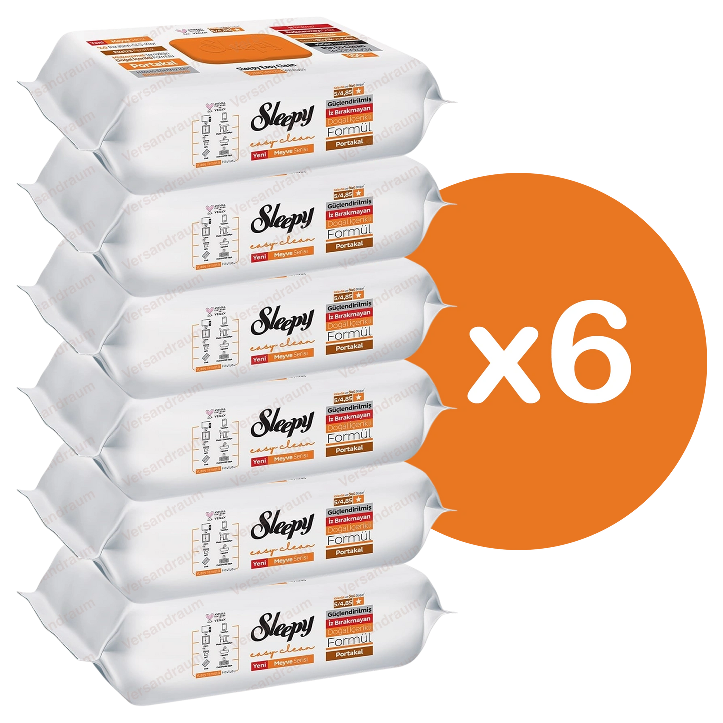 Sleepy Easy Clean Mix Sets Oberflächenreinigungstücher 6er Set