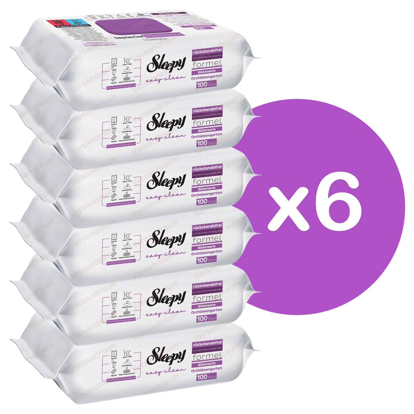 Sleepy Easy Clean Mix Sets Oberflächenreinigungstücher 6er Set