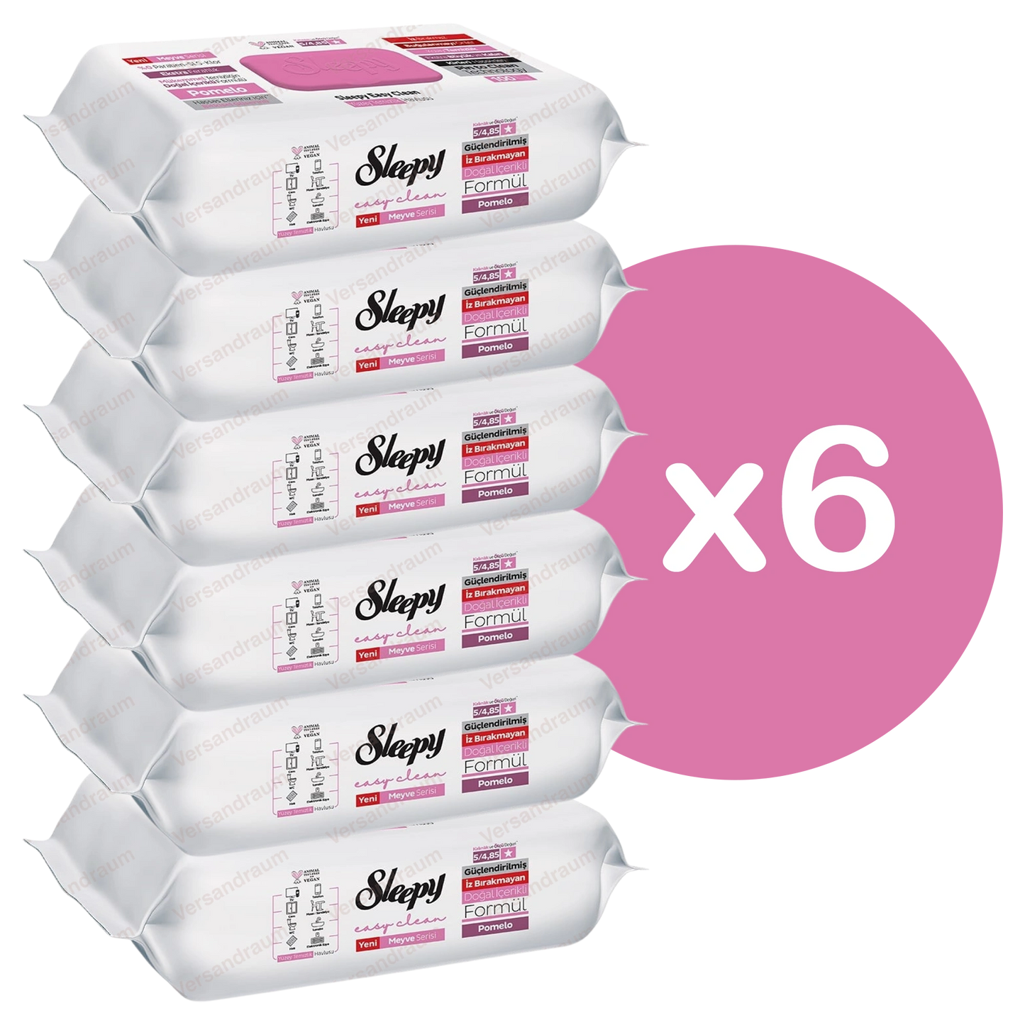 Sleepy Easy Clean Mix Sets Oberflächenreinigungstücher 6er Set